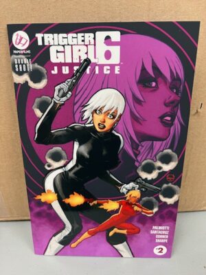 TRIGGERGIRL 6: JUSTICE #2 - DAVE JOHNSON COVER (UNSIGNED)