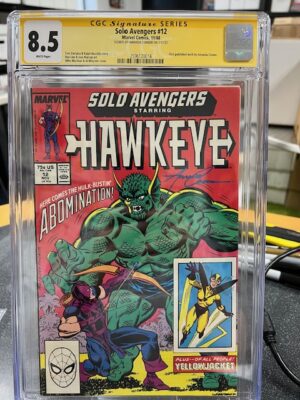 SOLO AVENGERS #12 - AMANDA CONNER SIGNED CGC 8.5 - FIRST PUBLISHED WORK