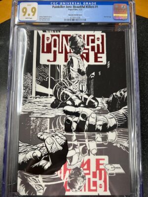 PAINKILLER JANE: BEAUTIFUL KILLERS #1 - JOE QUESADA LINE ART VARIANT - CGC 9.9