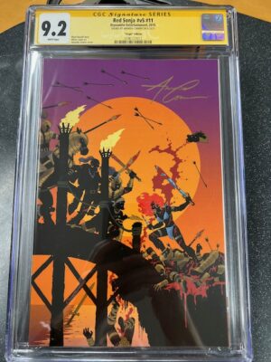 RED SONJA VOL. 5 #11 VIRGIN VARIANT - CONNER - SIGNED - CGC 9.2