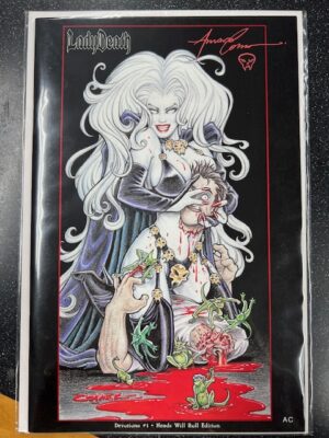 LADY DEATH: DEVOTIONS #1 - AMANDA CONNER HEADS WILL ROLL VARIANT COVER (SIGNED)