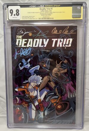 DEADLY TRIO #1 (2025) AMANDA CONNER EDITION - CGC 9.8 (QUAD SIGNED)