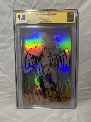 LADY DEATH: ETERNAL SABBATH #1 (2025) LEGEND HOLO-FOIL - (SIGNED) CGC 9.8