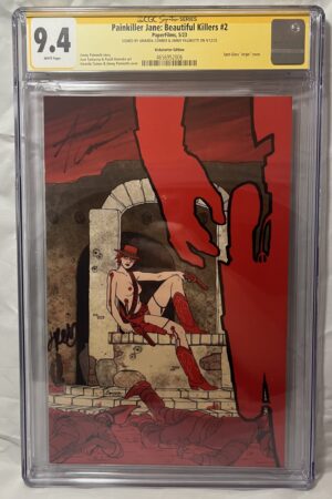 PAINKILLER JANE: BEAUTIFUL KILLERS #2 (2023) AMANDA CONNER VARIANT - CGC 9.4 (SIGNED)