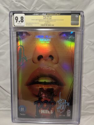 POP KILL #1 (2025) DAN PANOSIAN FOIL EDITION B - CGC 9.8 (SIGNED)