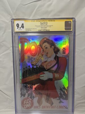 POP KILL #3 (2025) HUGHES FOIL EDITION - CGC 9.4 (SIGNED)