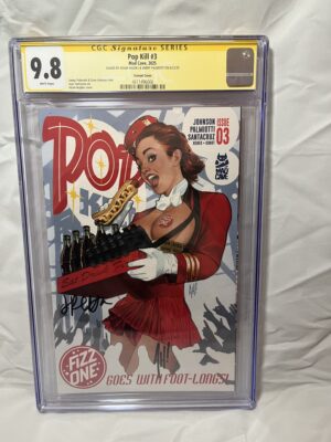 POP KILL #3 (2025) ADAM HUGHES VARIANT COVER - CGC 9.8 (SIGNED)