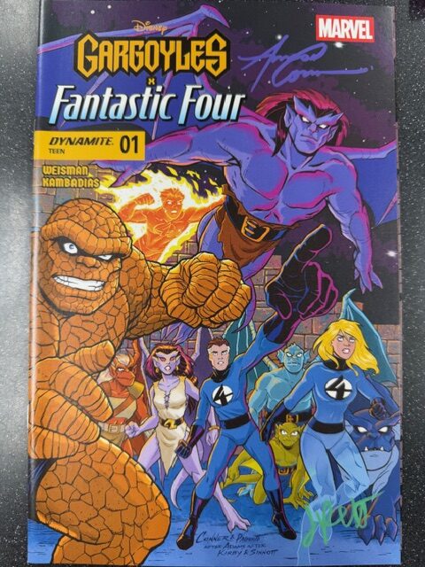 GARGOYLES X FANTASTIC FOUR #1 - AMANDA CONNER VARIANT COVER (SIGNED)